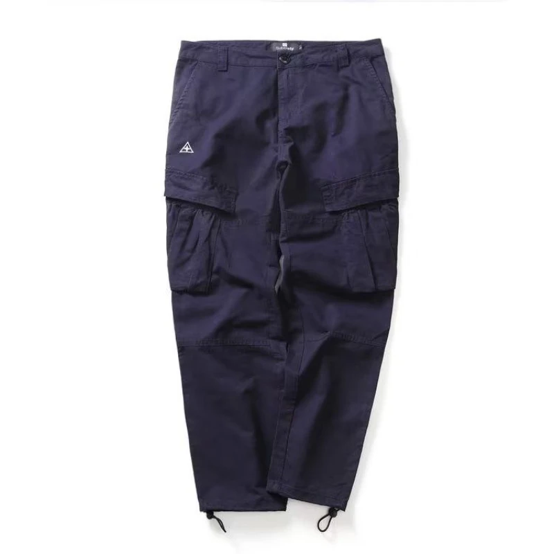 Men\'s Cargo Pants Straight Loose Stretch Male Trousers Black Cotton Emo Casual Harajuku Baggy Aesthetic Clothing Cheap Y2k