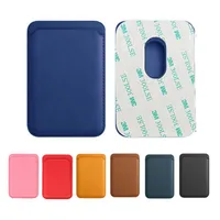 Cartera adhesiva de doble cara, funda protectora antirrobo para teléfono móvil, soporte para tarjetas de crédito, 1 unidad