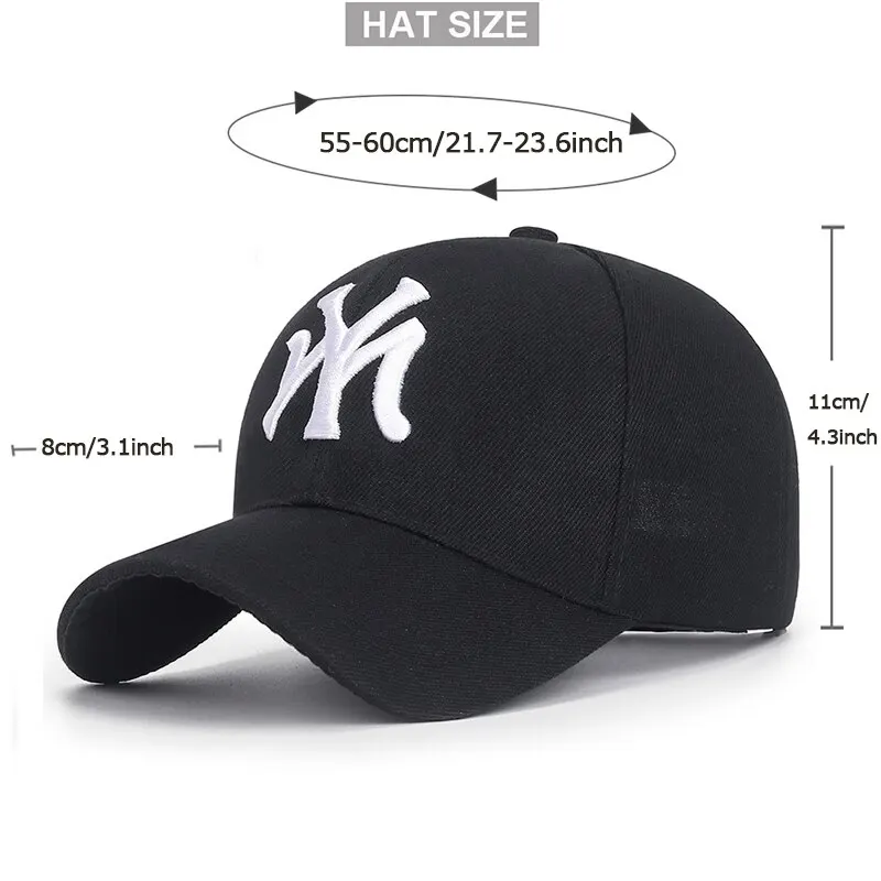 Fashion Baseball Caps Snapback Hats Adjustable Outdoor Sports Caps Hip Hop Hats Trendy Solid Colors for Men Women