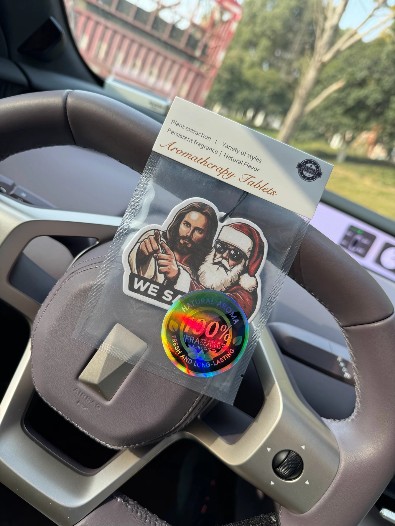 Neutral Jesus Special Cologne (4711 Edition Classic Unisex) Car Air Freshener Non-toxic Aromatherapy Fragrance (Neroli/Grapefrui