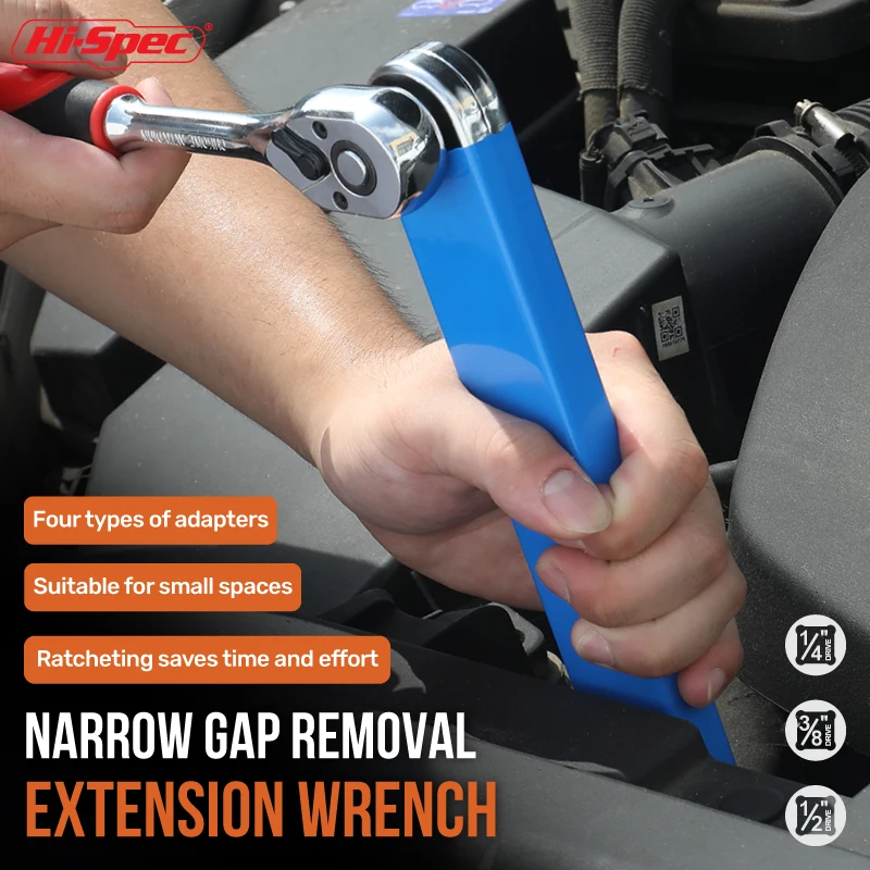Imagem -06 - Hi-spec-chave de Extensão de Torque de Catraca Multifuncional Ferramentas de Oficina Mecânica Chave Automóvel Ferramentas Dinâmicas Mistas