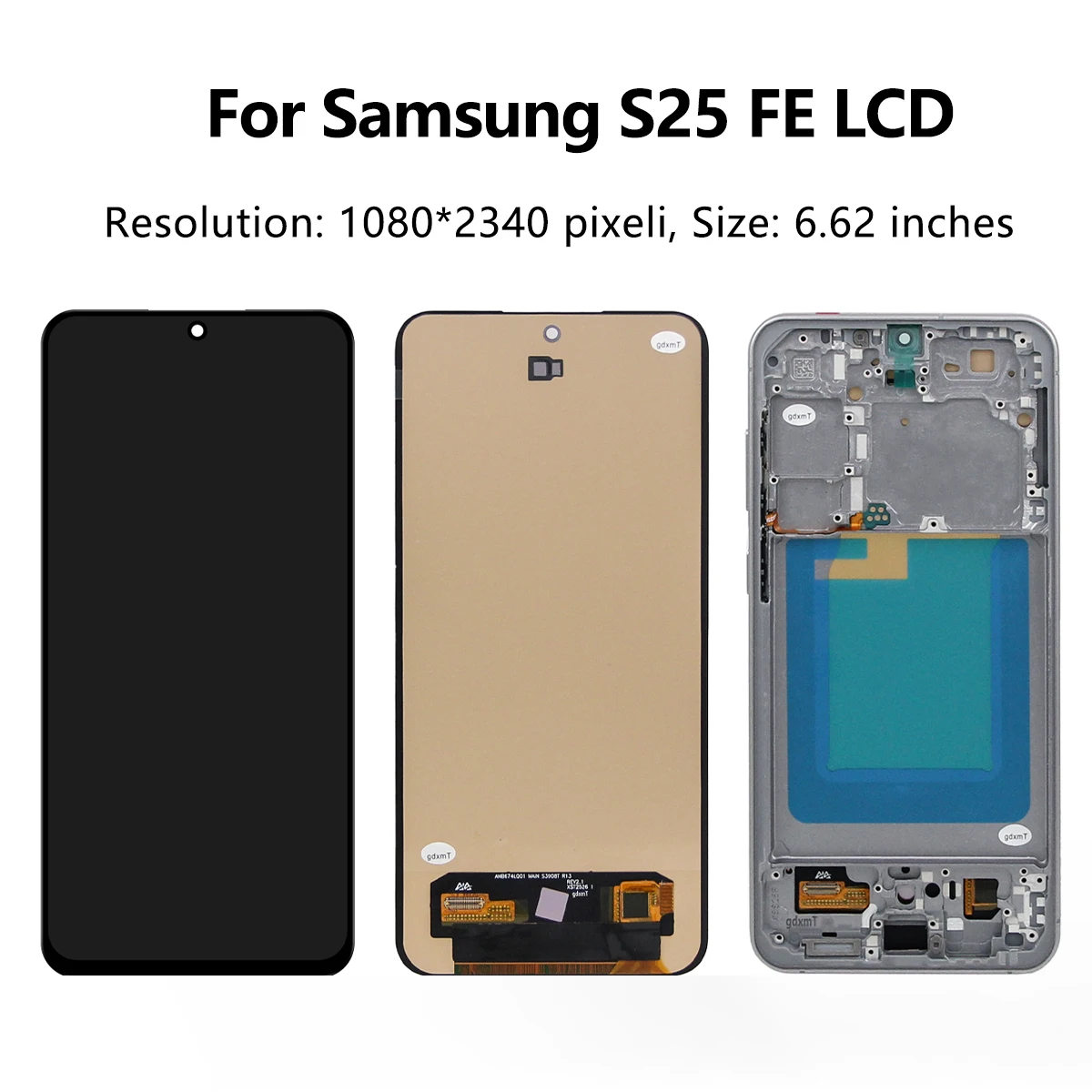 amoled-display-for-samsung-s25fe-sm-s731b-sm-s731b-ds-touch-screen-with-frame-lcd-digital-assembly-for-samsung-s25-fe