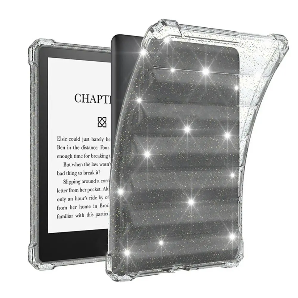 

Transparent 7 inch eReader Case with Kickstand TPU Back Cover Ultra-Thin for Kindle Paperwhite 2024 12th Generation/Colorsoft