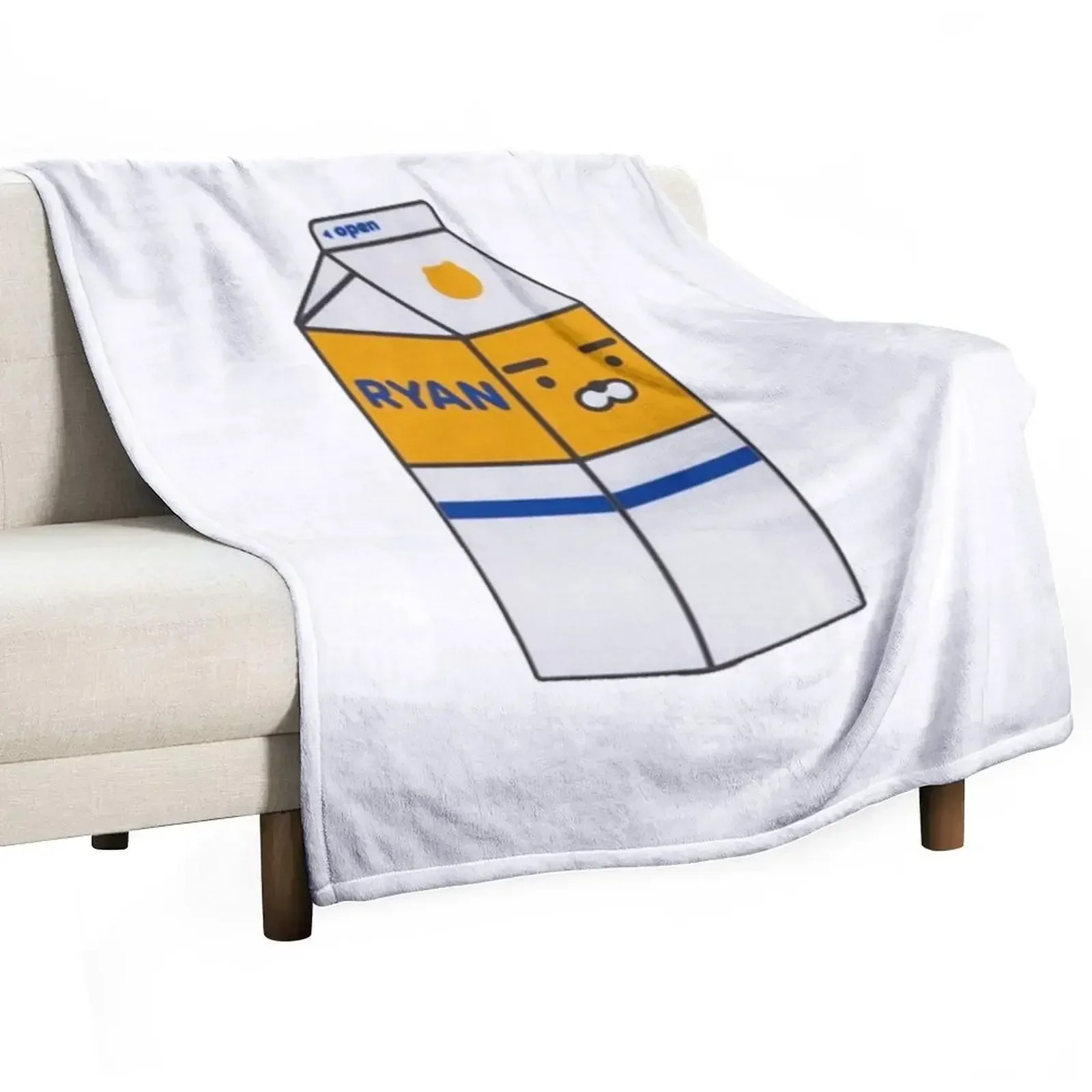 

APEACH Milk Carton Throw Blanket heavy to sleep manga Sofa Blankets