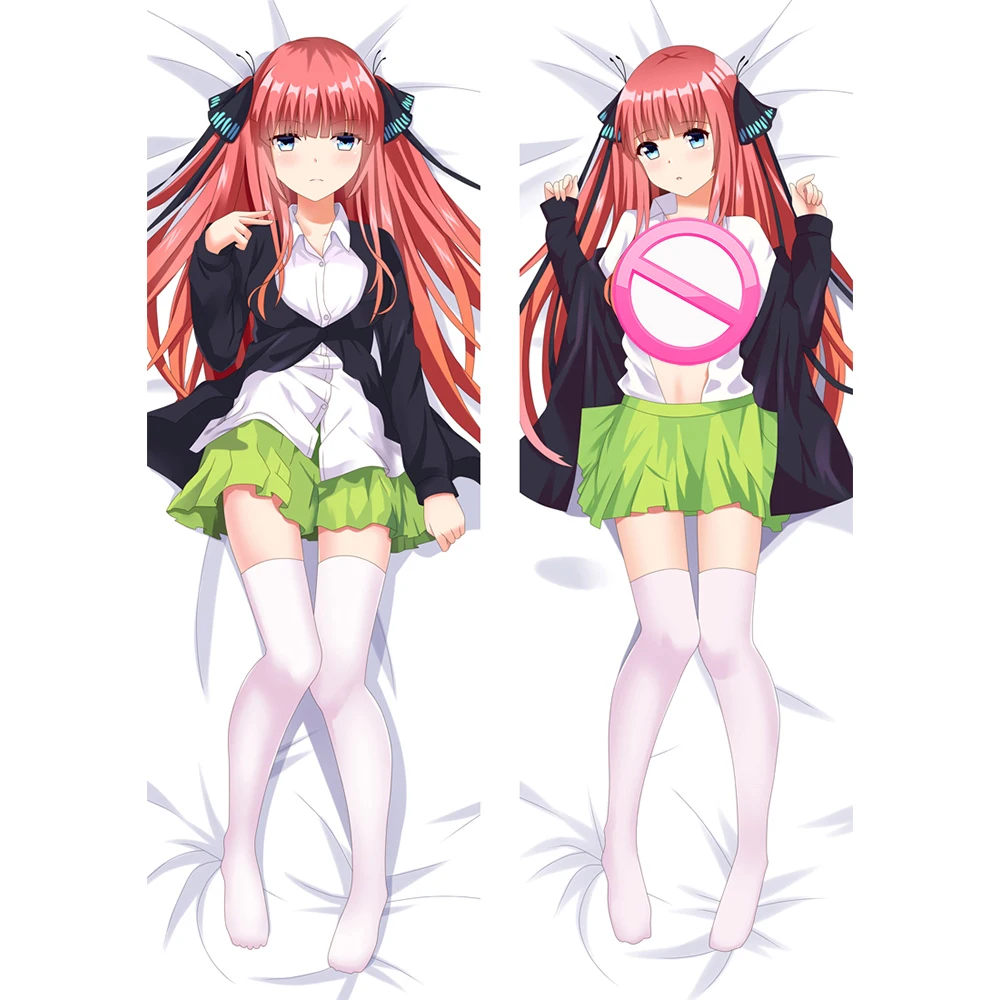 Anime Nakano Nino Dakimakura Pillowcase Cartoon Character Fullbody Throw Otaku Pillowcases Hugging Body Bedding Cushion Covers