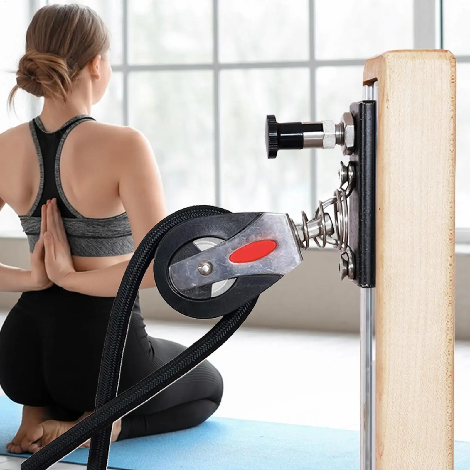 

Аксессуары для пилатеса, весеннее оборудование для фитнеса, тренажерный зал, баланс, сидячий ящик, шкив для йоги, студии тренировок, тренажерный зал, квартира, балкон, гостиная