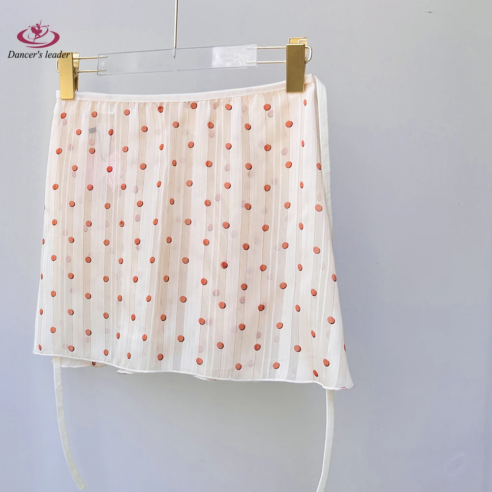 Falda de malla con cordones y lunares plateados para niña de Ballet, falda de baile, mono para adulto, minifalda de práctica de Ballet