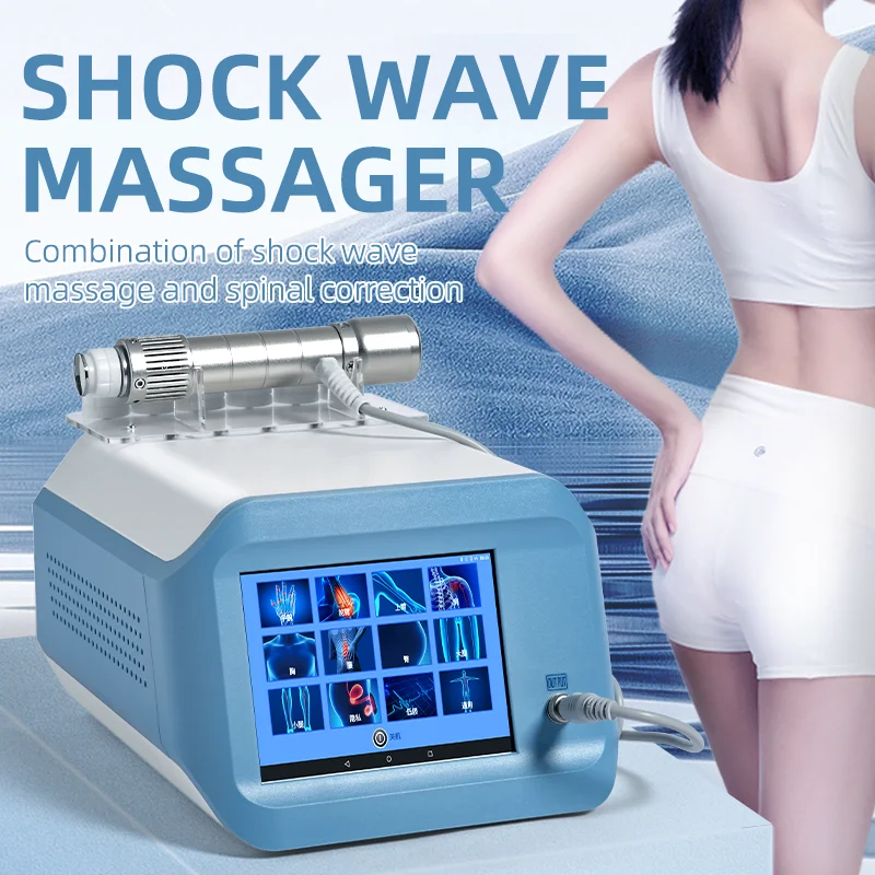 Professional Portable Physical Therapy Equipment Acoustic Shockwave Machine for Cellulite Reduction and ED Treatment
