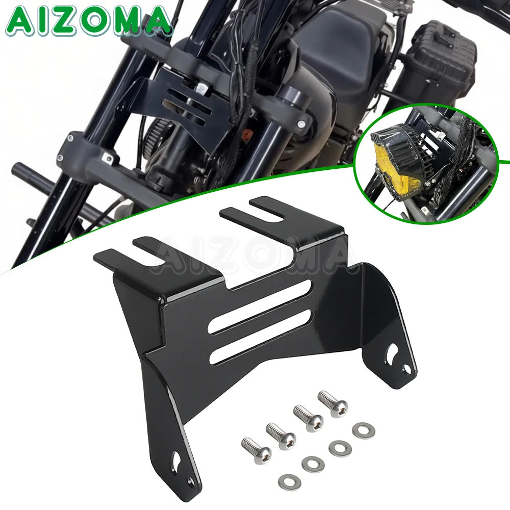 

Motorcycle Headlight Mount Brackets For Baja Designs LP6 Headlight Bracket Kit For Harley FLFB FLSL FXBB FXBR FXDRS FXFB FXLRST
