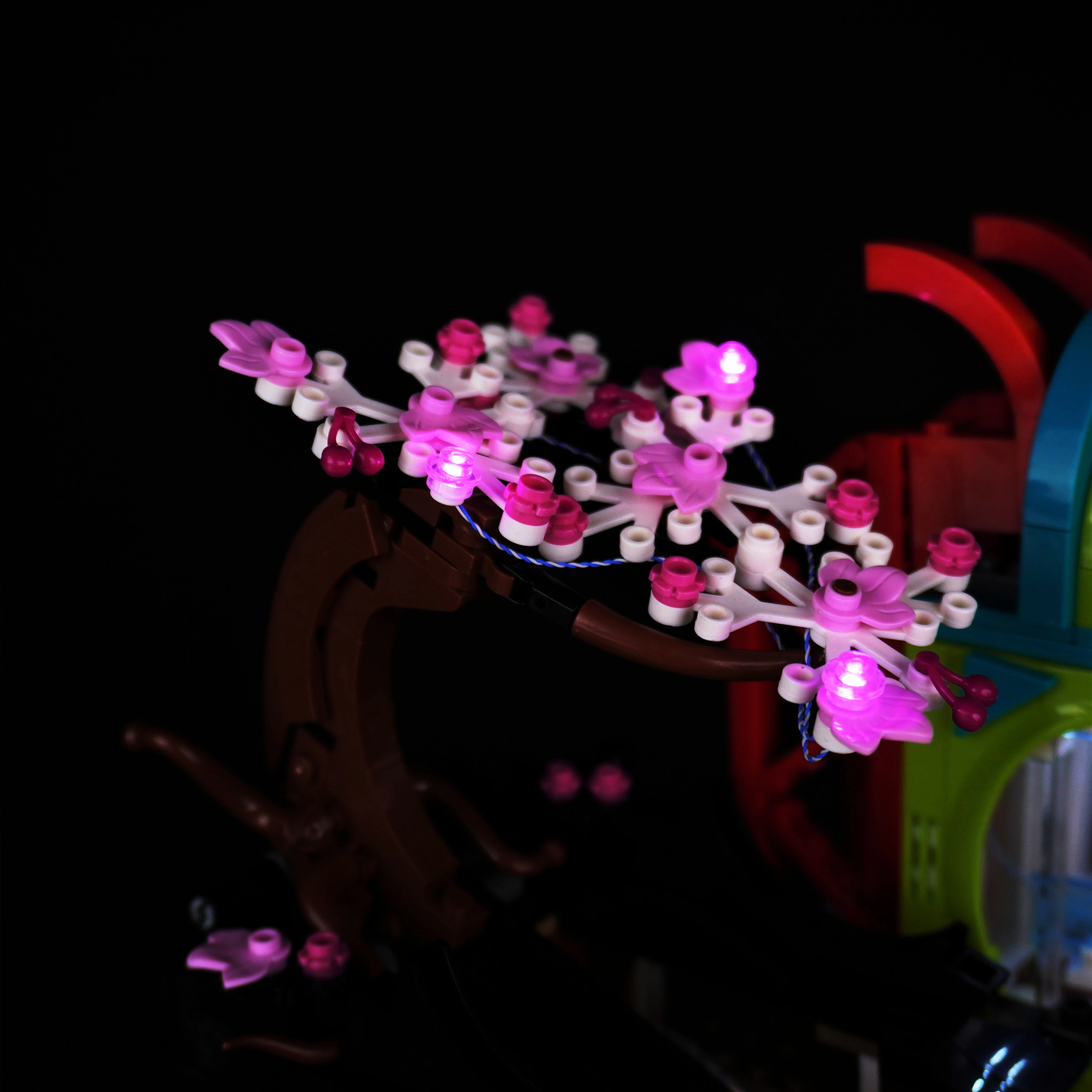 مجموعة إضاءة LED متوافقة مع 71799 مكعبات بناء شارع السوق الحضرية مجموعة إضاءة زخرفية للعرض (الأضواء فقط) #4