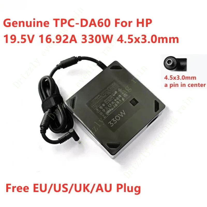 Genuine TPC-DA60 19.5v 16.92a 330W 4.5x3.0mm ADP-330BB BF AC adapter for HP Omen 6pro omen 7plus laptop power supply charger