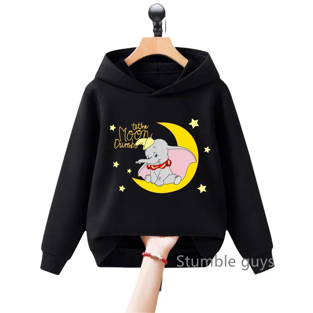 New Dumbo Kids Casual Sweatshirt Hoodie Hoodie Teen Fashion Kawaii Girls Top Boys Clothes Can Still Love Dumbo