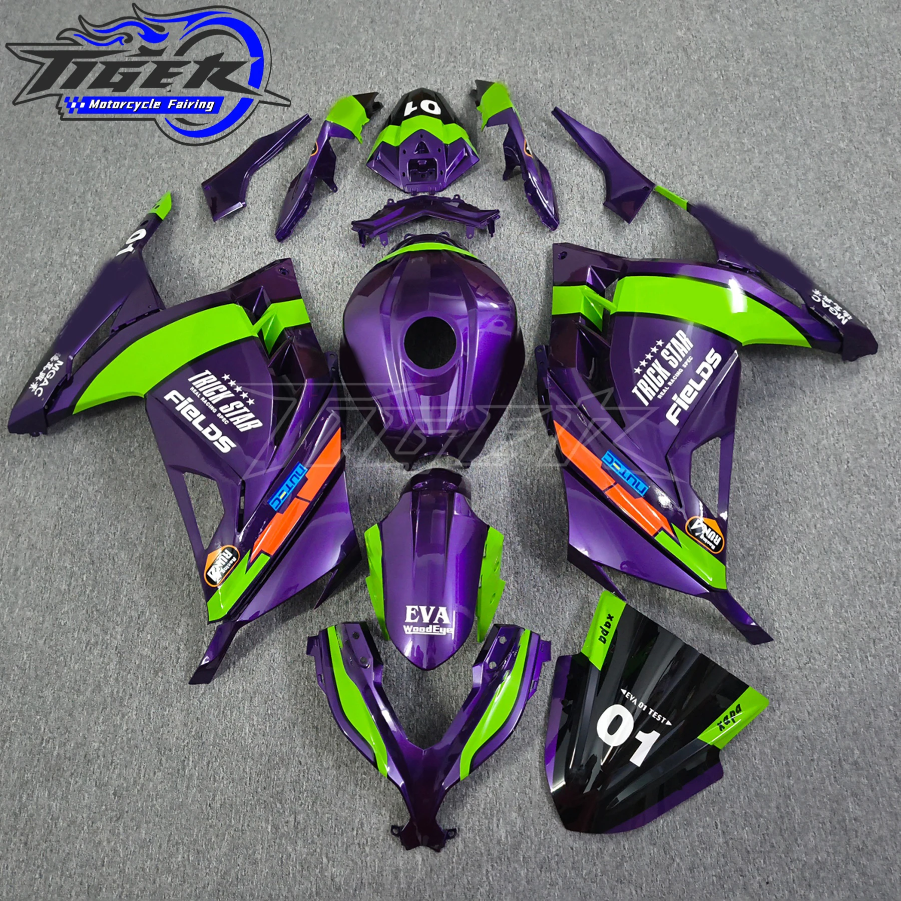 

ABS Motorcycle Fairing kits Fit for ZX300 13-17 Ninja ZX-300 ZX300 2013 2014 2015 2016 2017 ZX300 fairings kit