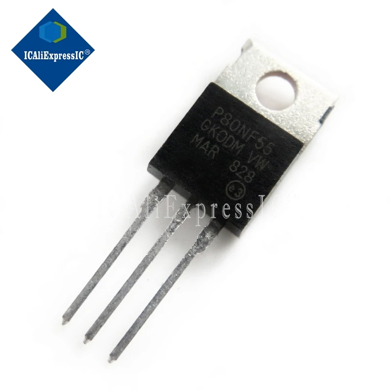 

5PCS STP80NF55 P80NF55