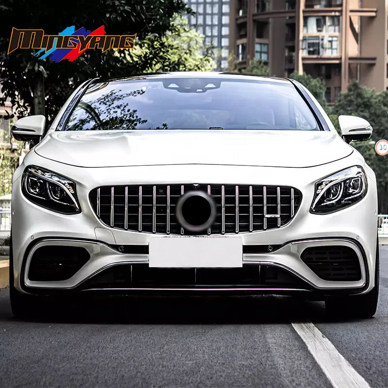 Factory Price Suitable Body Kit Car Bumper Grill For Mercedes benz S class S Coupe W217 Upgrade To S63 bodykit