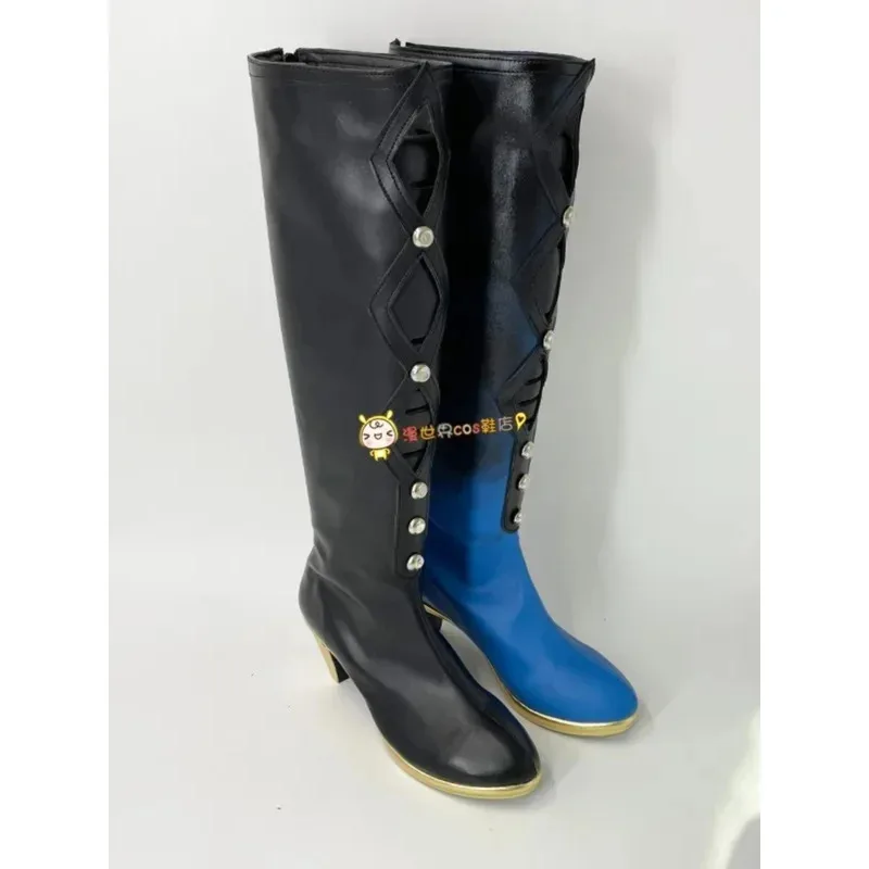 Pjsk Tenma tsukala game project Sekai cosplay props PU leather shoes Halloween carnival boots custom mader,7;k'2.s;9,