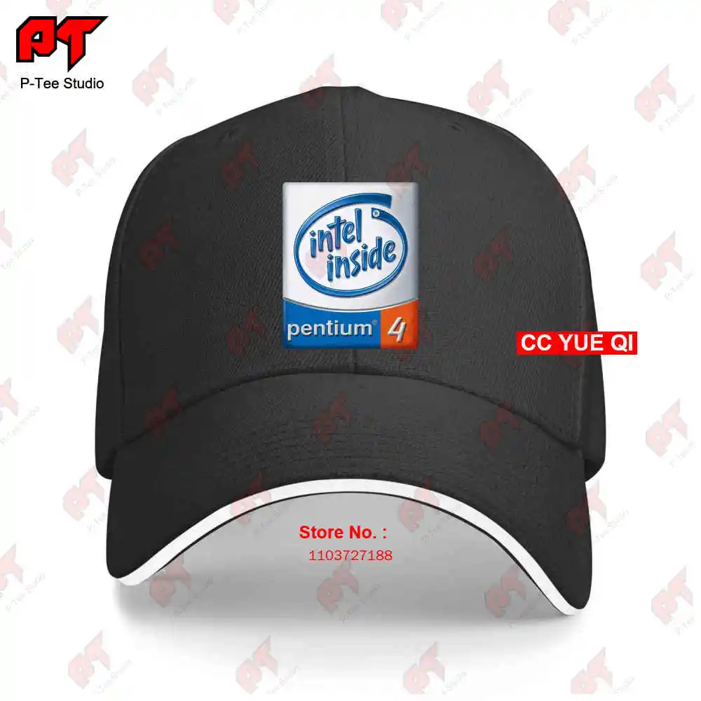 Vintage Intel Inside Pentium 4 Baseball Caps Truck Cap 5NB2