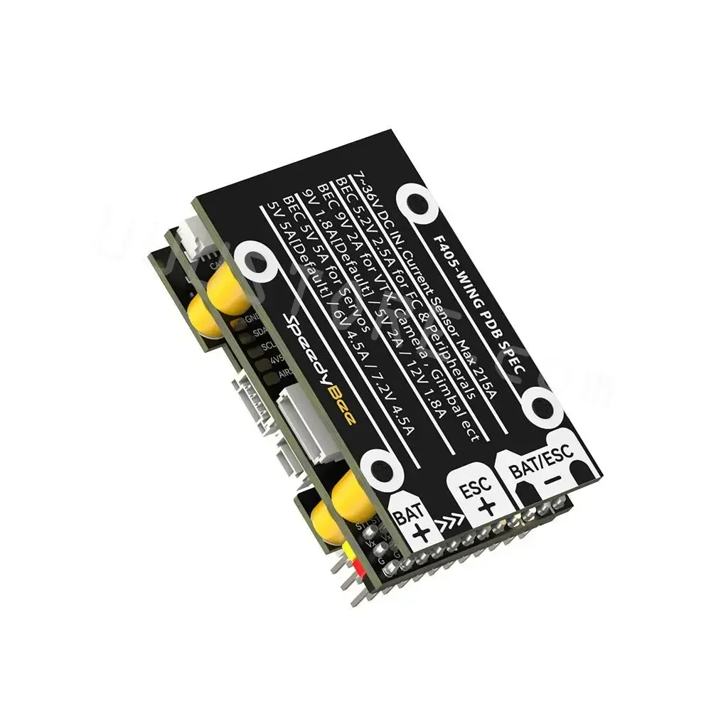 F405 WING APP ArduPilot INAV 7 ~ 36V (2 ~ 6S LiPo) SpeedyBee