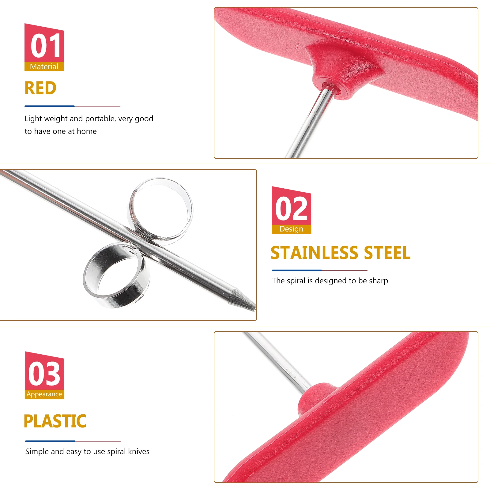 

Professional Stainless Steel Coils Vegetable Cucumber Rotating Slicer Blade Easy Use Portable Home