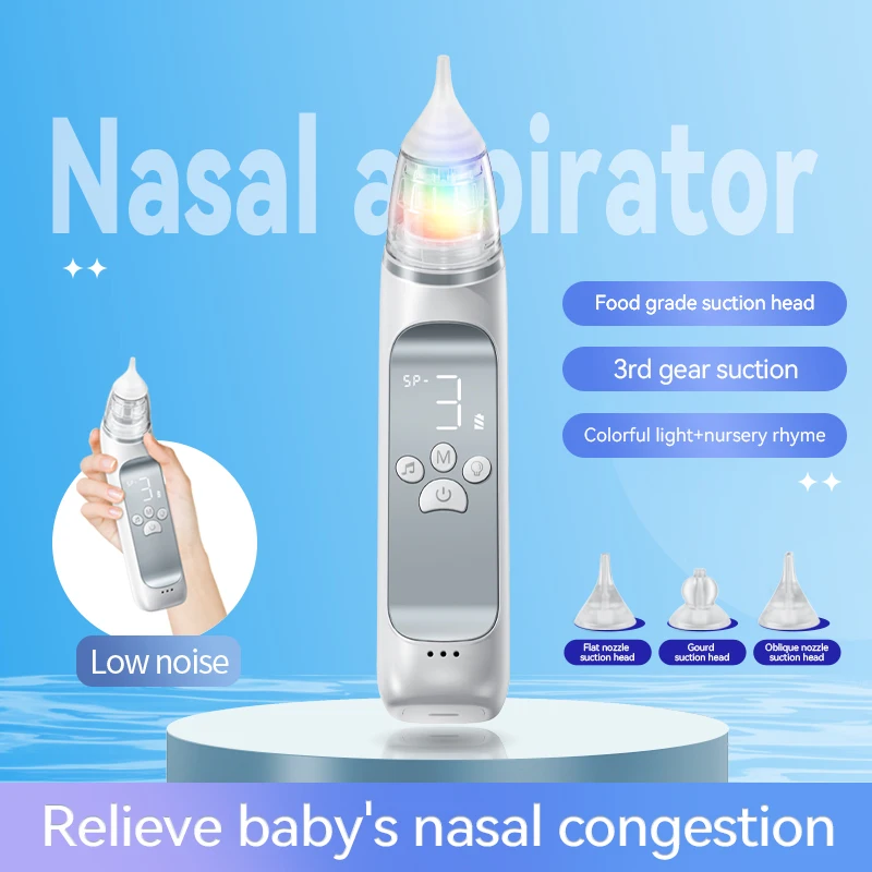 Electric Baby Nasal Aspirator Automatic Nose Sucker Cleaner for Infants Low Noise Health Safety Nose Cleaner for Infants