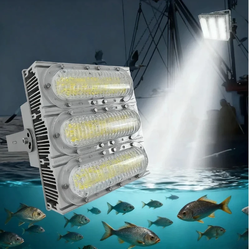 

Hot Sale 1000W Fishing Boat Light Emitting Diode Float Light Strip Cyan Green High Quality Fishing