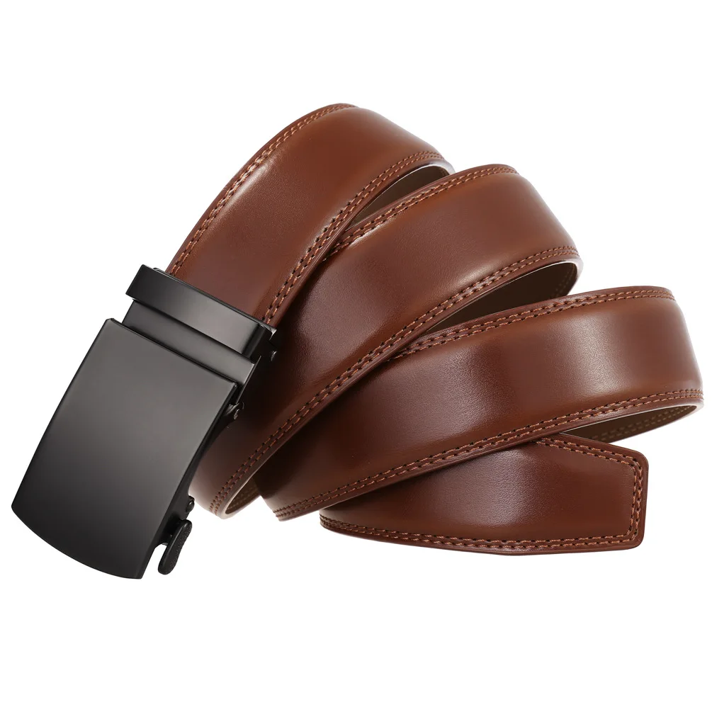 Männer Gürtel Echtes Leder Strap Männlich Bund Automatische Schnalle Business Gürtel für Männer Hohe Qualität Gürtel Gürtel Für Jeans – Detail 34