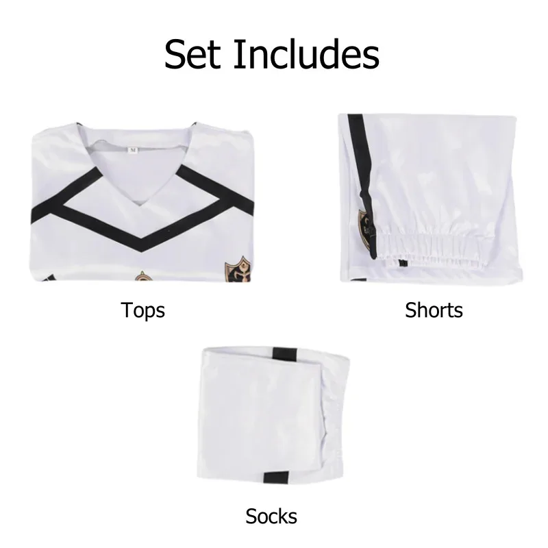 Anime azul bloqueio michael kaiser cosplay trajes bastard munchen equipe camisa alexis ness camisa de futebol dos homens uniforme de futebol