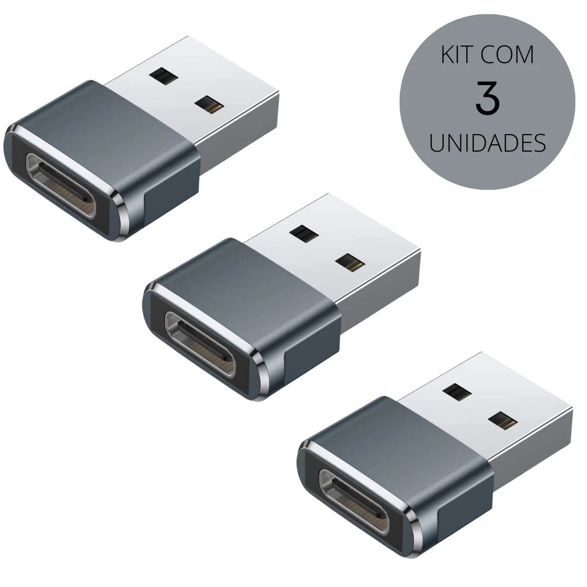 3 Mini Female USB Converter Adapter For Male USB-C For Mouse