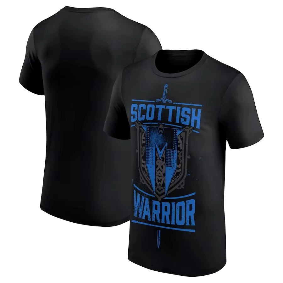 

Men's Scottish Brave Sports Top T-shirt Men's Women's Wrestling Dress Short Sleeve Children's Street Hoodie
