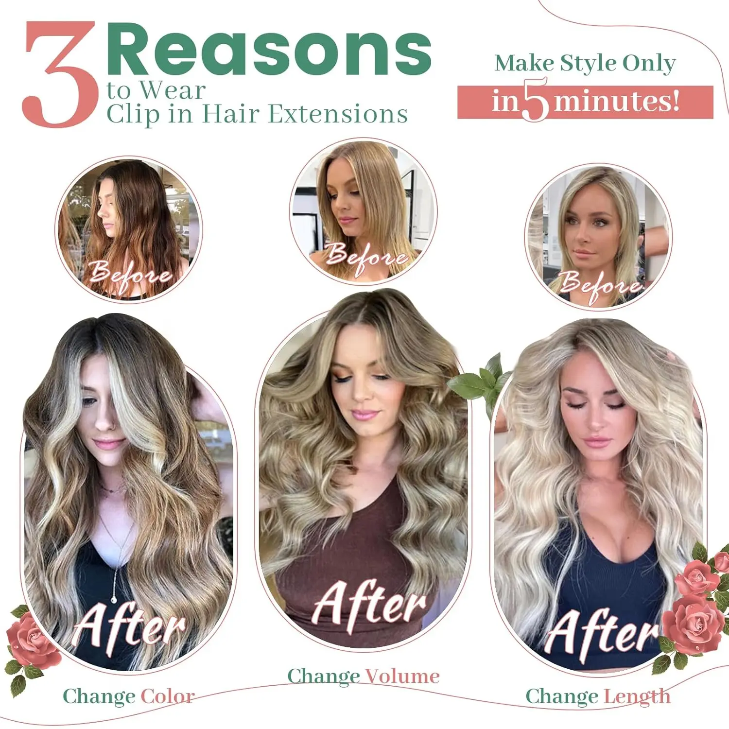 Rechte Clips Hair Extensions Voor Meisjes 100% Echte Menselijke Haarclip In Extensions 120G 7 Stuks Jet Zwart Bruin Blonde Bundels