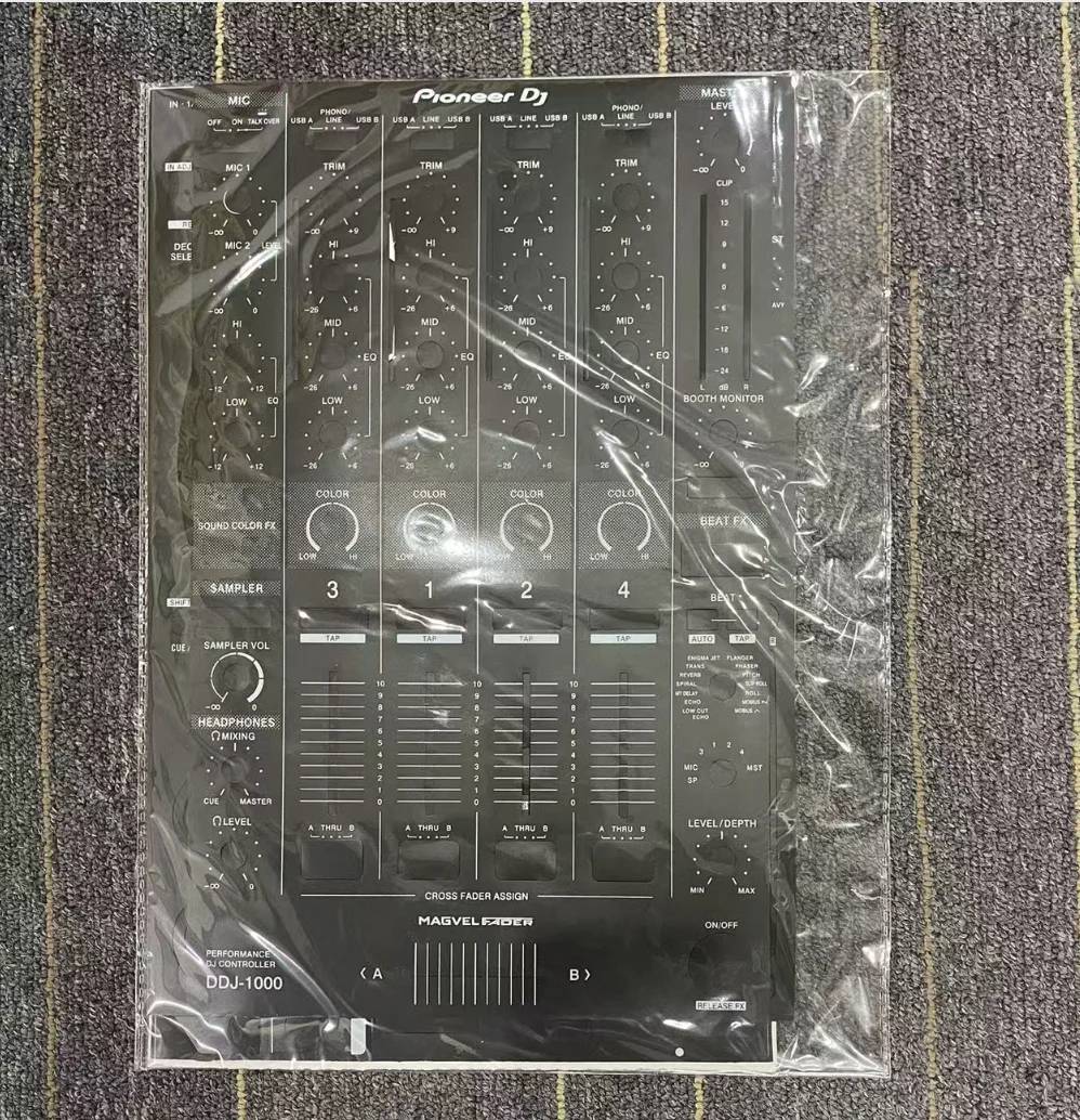 Not DJ controller！Pioneer Film DDJ1000  DDJ-1000 Disc Player Protective Film Skin Brushed Sticker