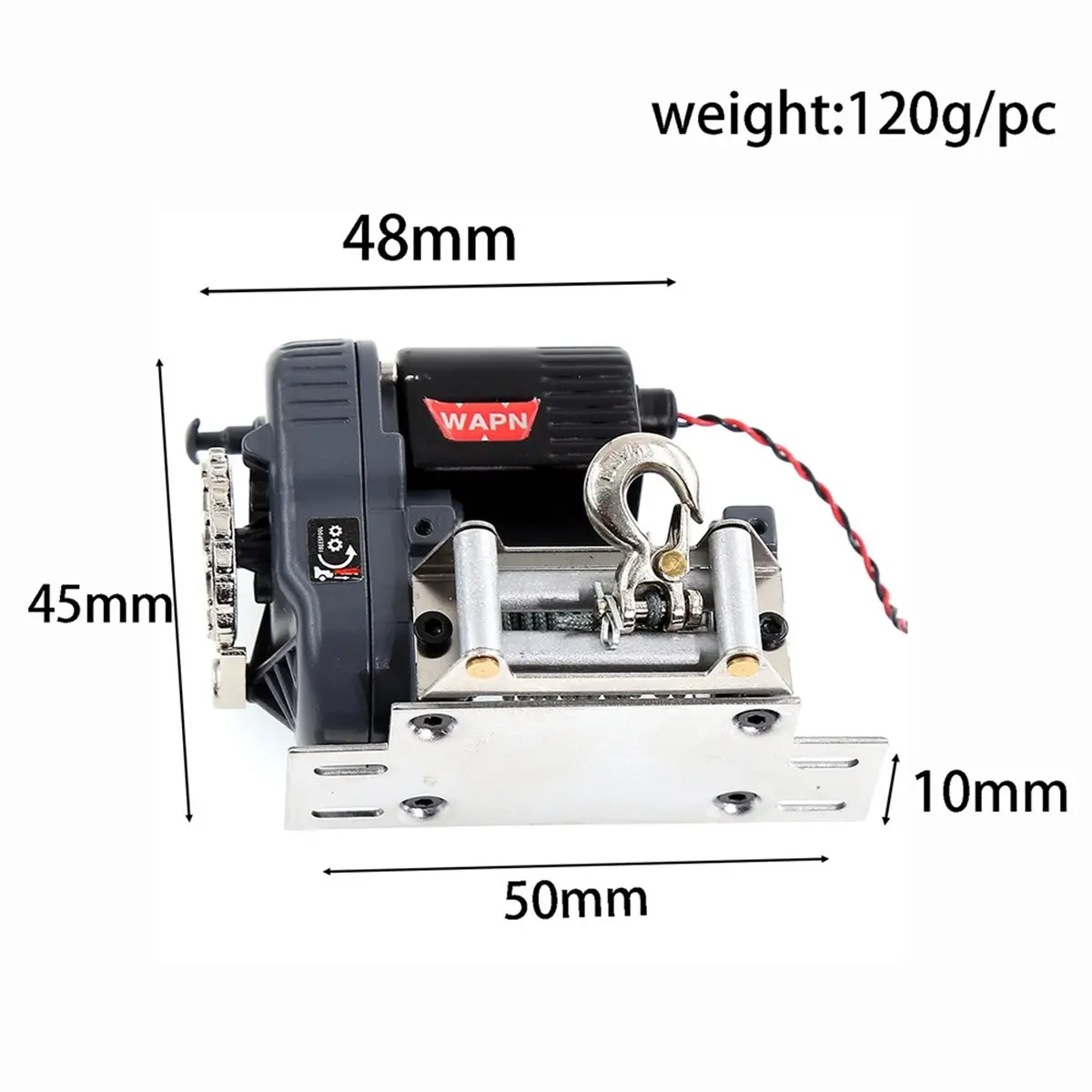 PROMOTION~ 1/10 Warn 8274 RC Winch for 1:10 Scale Rock Crawler Car RC4WD TF2 4RUNNER/Mojave/SCX10/TRX-4