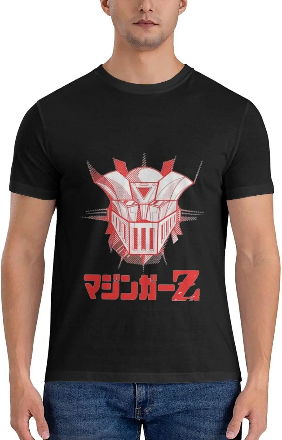 Mazinger Z-T-Shirt à Manches Courtes pour Homme, Haut Basique, Décontracté, à la Mode, Classique, Anime Memory