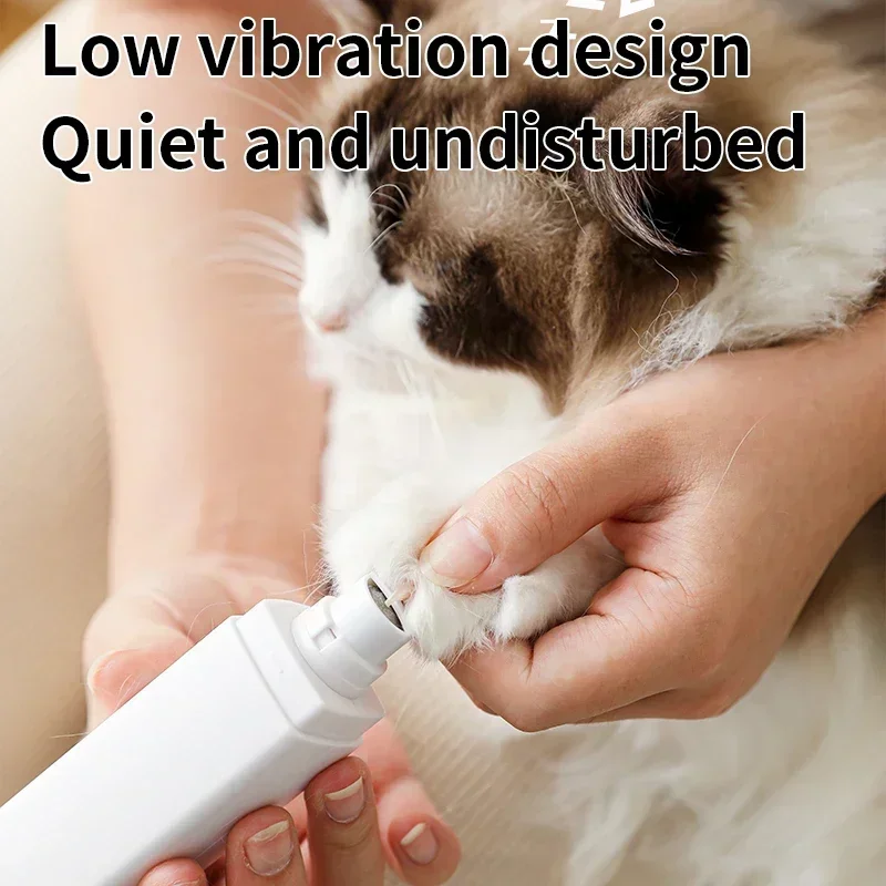 Rechargeable Pet Nail Grinder For Dogs Nail Grinder Electric Cat Nail Trimmer Dog Nail File Quiet Dog Nail Grinder With Dust