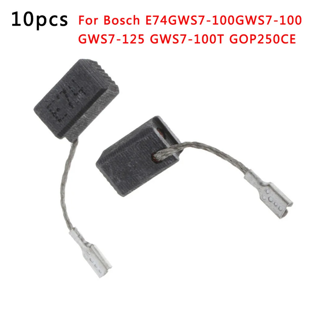 Imagem -06 - Escovas de Carbono para Bosch E74 Gws7100 Gws7-100 Gws7-125 Gws7-100t Martelo Elétrico Escovas de Carbono Ferramenta Elétrica Accessorie 10 Peças