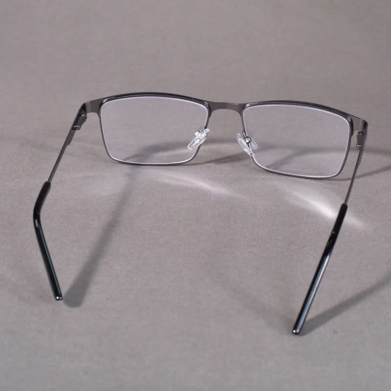 Edelstahl Männer Business Lesebrille Metall Vollformat Blaues Licht Blockieren Presbyopie Brillen + 75 + 125 + 175 + 225 + 275 + 350 – Detail 9