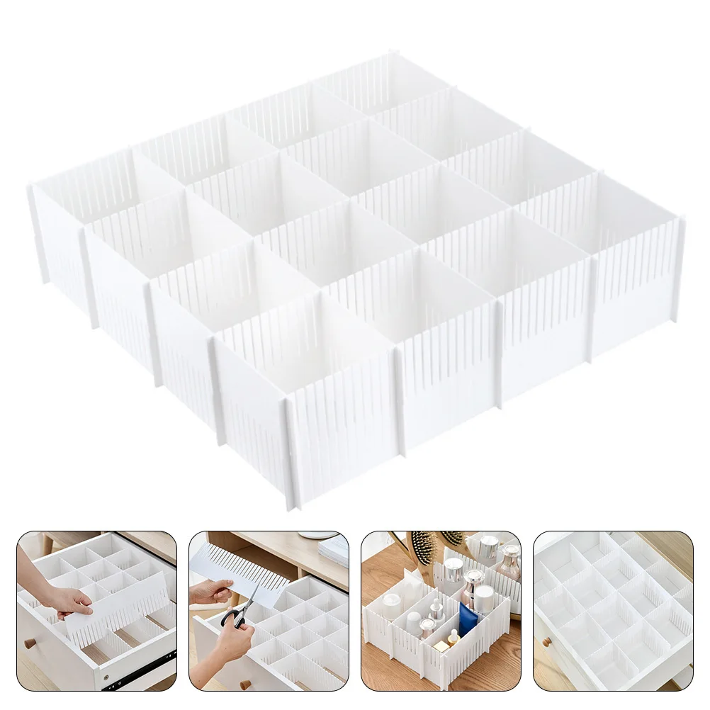 

10Pcs Drawer Dividers Custom Combination Storage Organizers for Home Drawer Partitions Useful Partition Boards