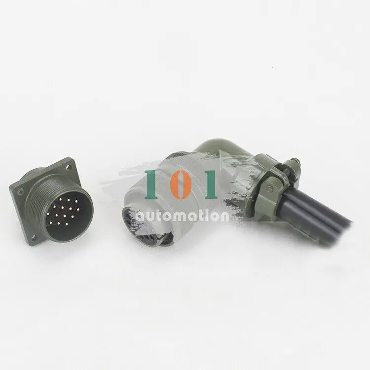 1PCS NEW 14 core connector straight aviation plug  MS3108A-20-27S/P