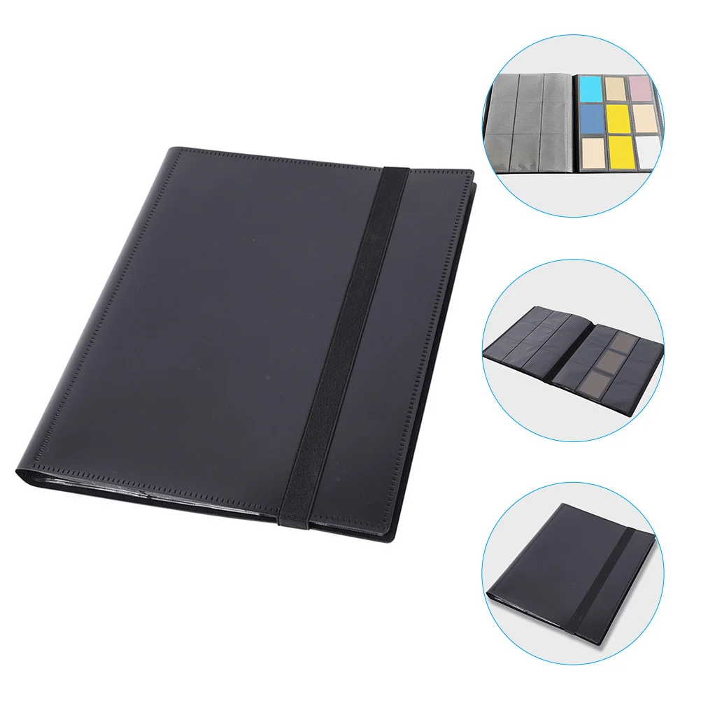 ألبوم البطاقات لبطاقات الألعاب حامل بطاقة الألعاب قابلة لإعادة الاستخدام Pp تخزين مقاوم للماء لتجارة مجموعة بطاقات البيسبول وكرة القدم الرياضية