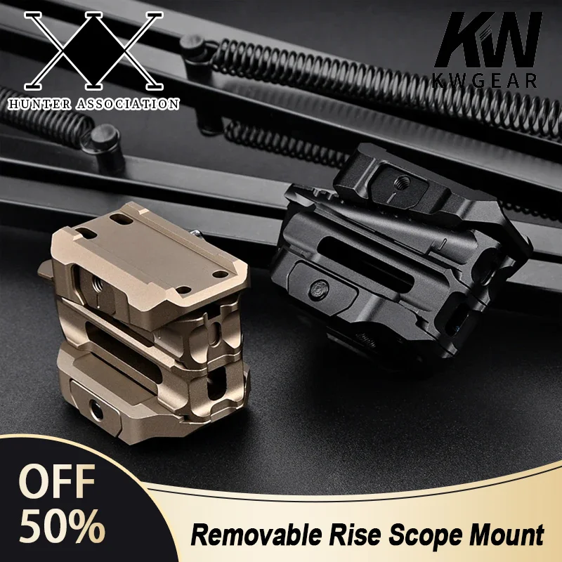 WADSN Tactical Airsoft Removable Rise Scope Mount For Variable Optic Aimpo Magnifier Micro Sight T 1 T 2 Red Dot Accessories