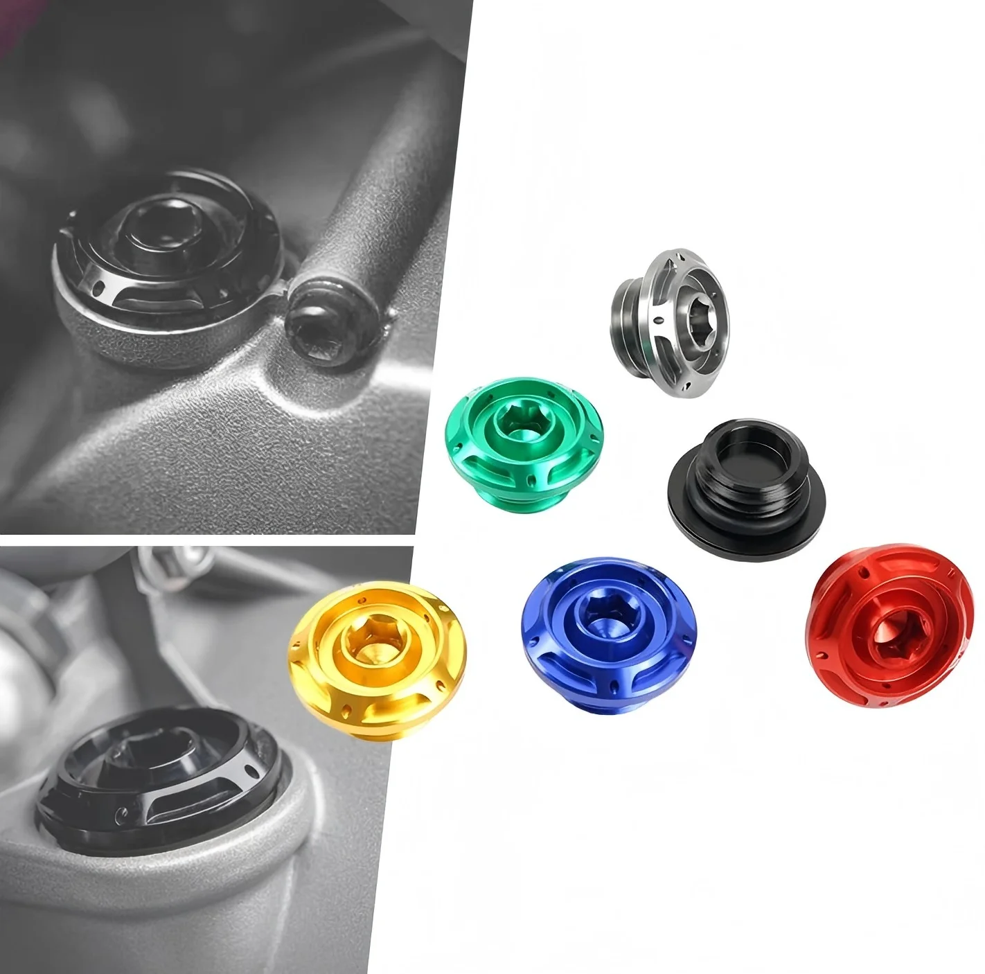 دراجة نارية زيت المحرك غطاء فتحة التعبئة لياماها T-MAX500/T-MAX530/T-MAX560/MT-09/FZ-09 2013-2019