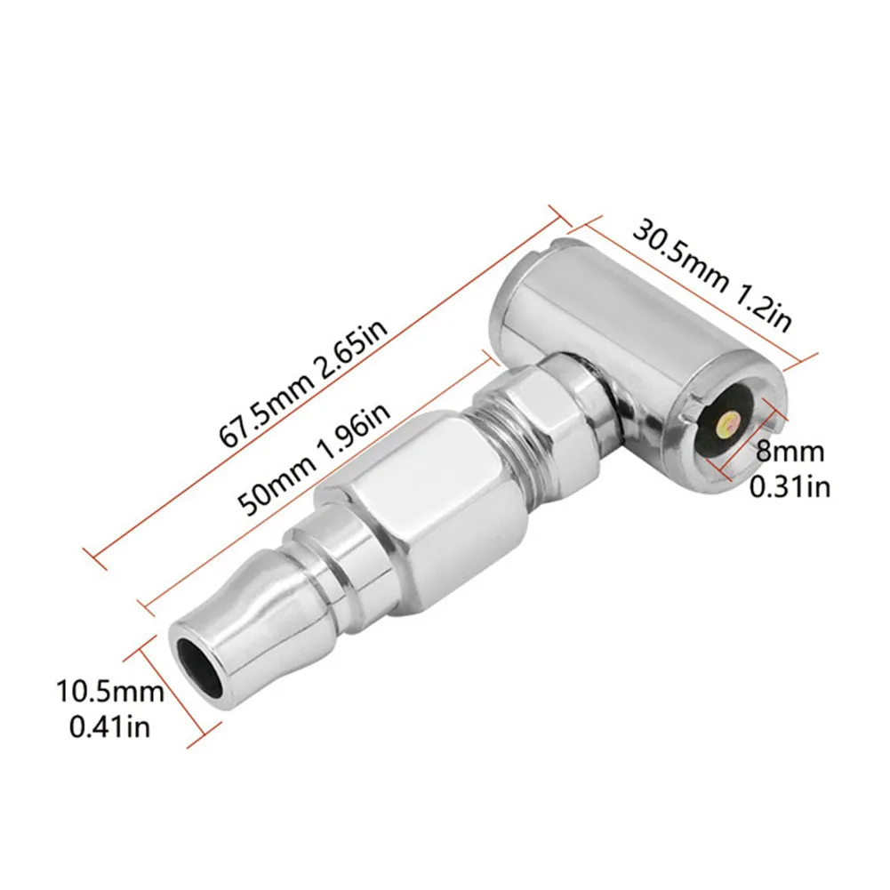 Car Tire Quick Charging Hand-operated Inflating Rod Single/double Head Dual-use Tire Quick Filling Nozzle Workshop Hand Tools