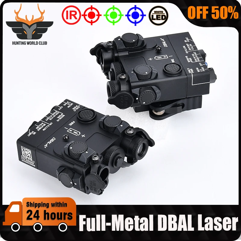 

WADSN Full-Metal DBAL-A2 Laser Red Green Blue IR Sight Pointer Strobe White LED Flashlight Tactical DBAL A2 Hunting Indicator