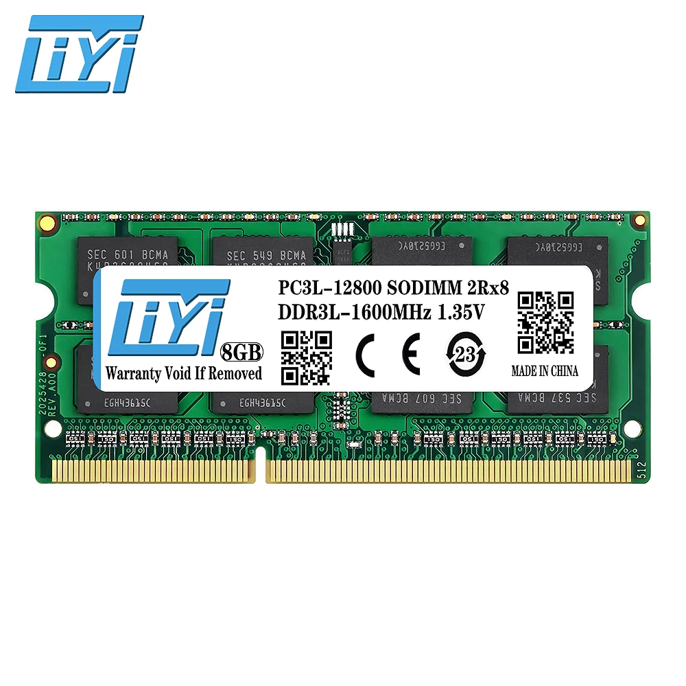 

50PCS DDR3L Ram 4GB 8GB 16G Laptop Memories PC3L 12800 10600 8500 SODIMM Memory 1600 1066 1333 MHZ 1.35V DDR3 Memoria RAM