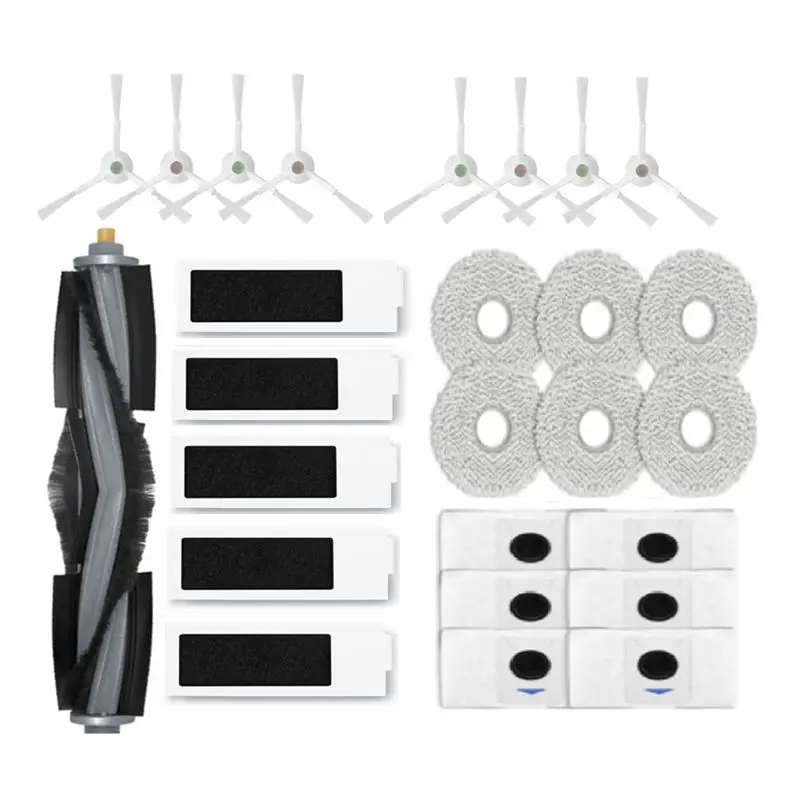 

BAAJ-Main Side Brush Dust Bag Mop Cloth Filter For Ecovacs Deebot T20/T20MAX/T20PRO/X1 OMNI/T10 Omni/Turbo Vacuum Cleaner