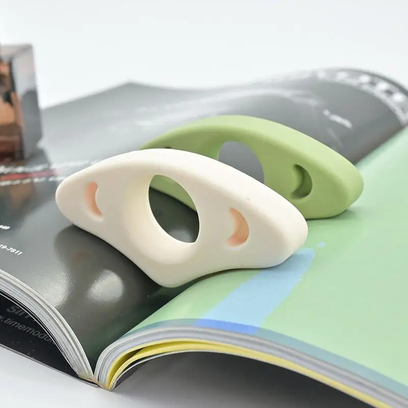 Thumb Page Holder para Leitura, Silicone Reading Ring, Leitura Acessórios, Leitores, Bookworm, Professores