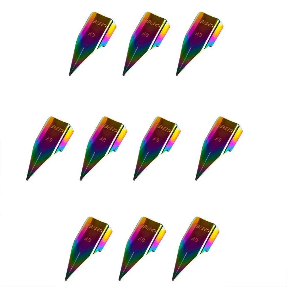 Dazzling Replaceable 0.38mm Stationary School Student Pen Accessories Pen Tip Replacements Writting Tools Fountain Pen Nibs
