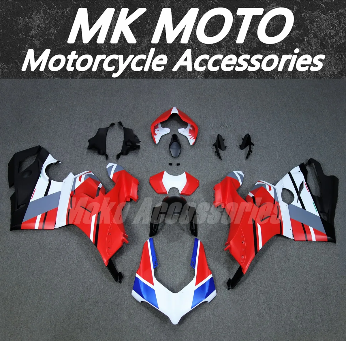 

Fairings Kit Fit For Panigale v4s v4r 2020 2021 Bodywork Set 20-21 Abs High Quality Injection Matte Black Red White