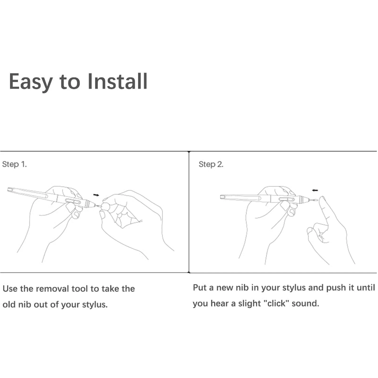 (10 قطعة) استبدال القلم المناقير ل PW100 PW201 القلم H610 ProV2 H640P H950P H1060P HS610 H1161 H320M HS64 #5