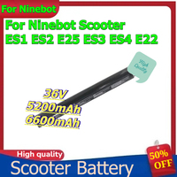 for Ninebot Scooter ES1 ES2 E25 ES3 ES4 E22 Intelligent Electric Scooter Internal Built in Battery 36V 5200mAh 6600mAh
